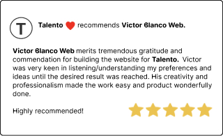 a review from Talento